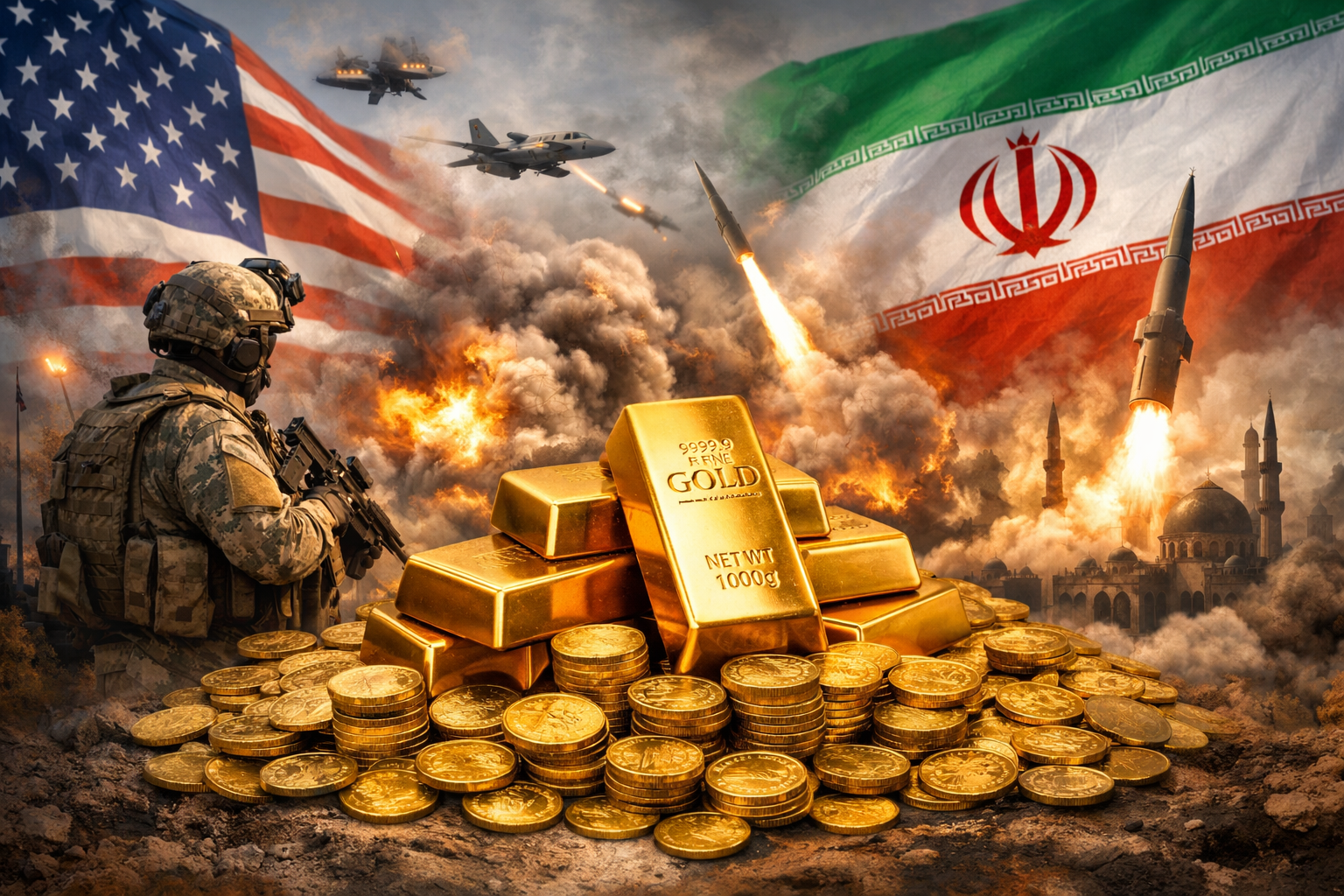 ABD ve İran Arasındaki Gerilim Altın Fiyatlarını Rekora Taşıdı